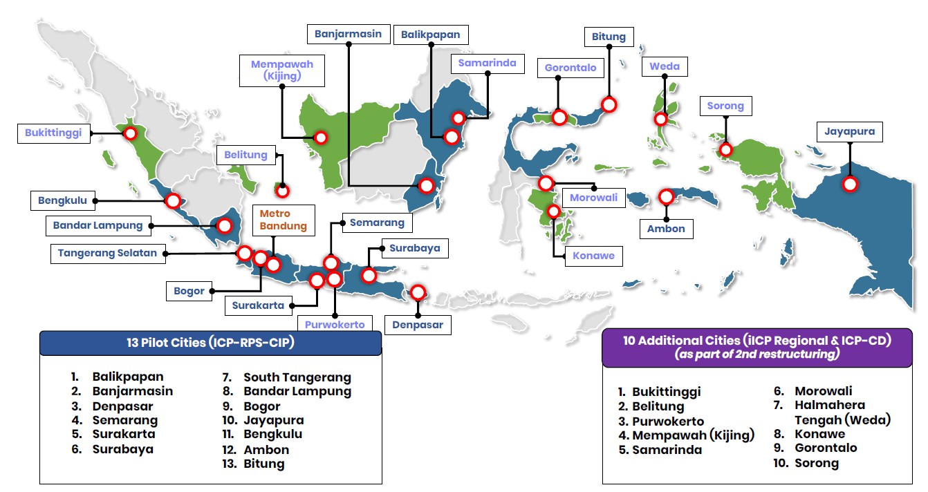Peta Lokasi Proyek NUDP